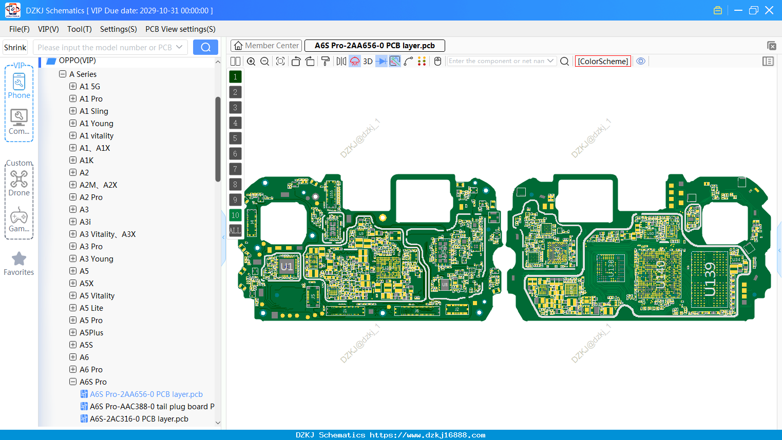 OPPO A6S Pro-2AA656-0 PCB Layer